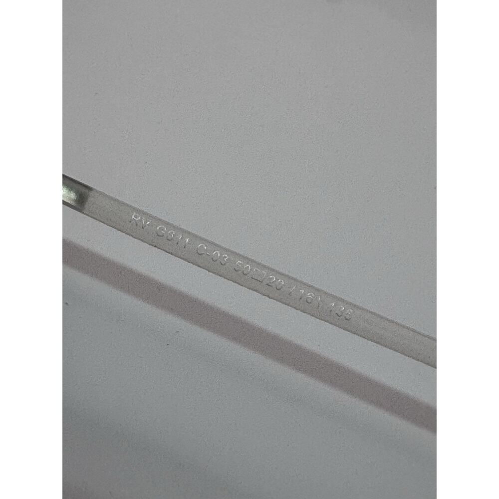 Roberto Verino Rimless Rectangular Sunglasses Gra… - image 5